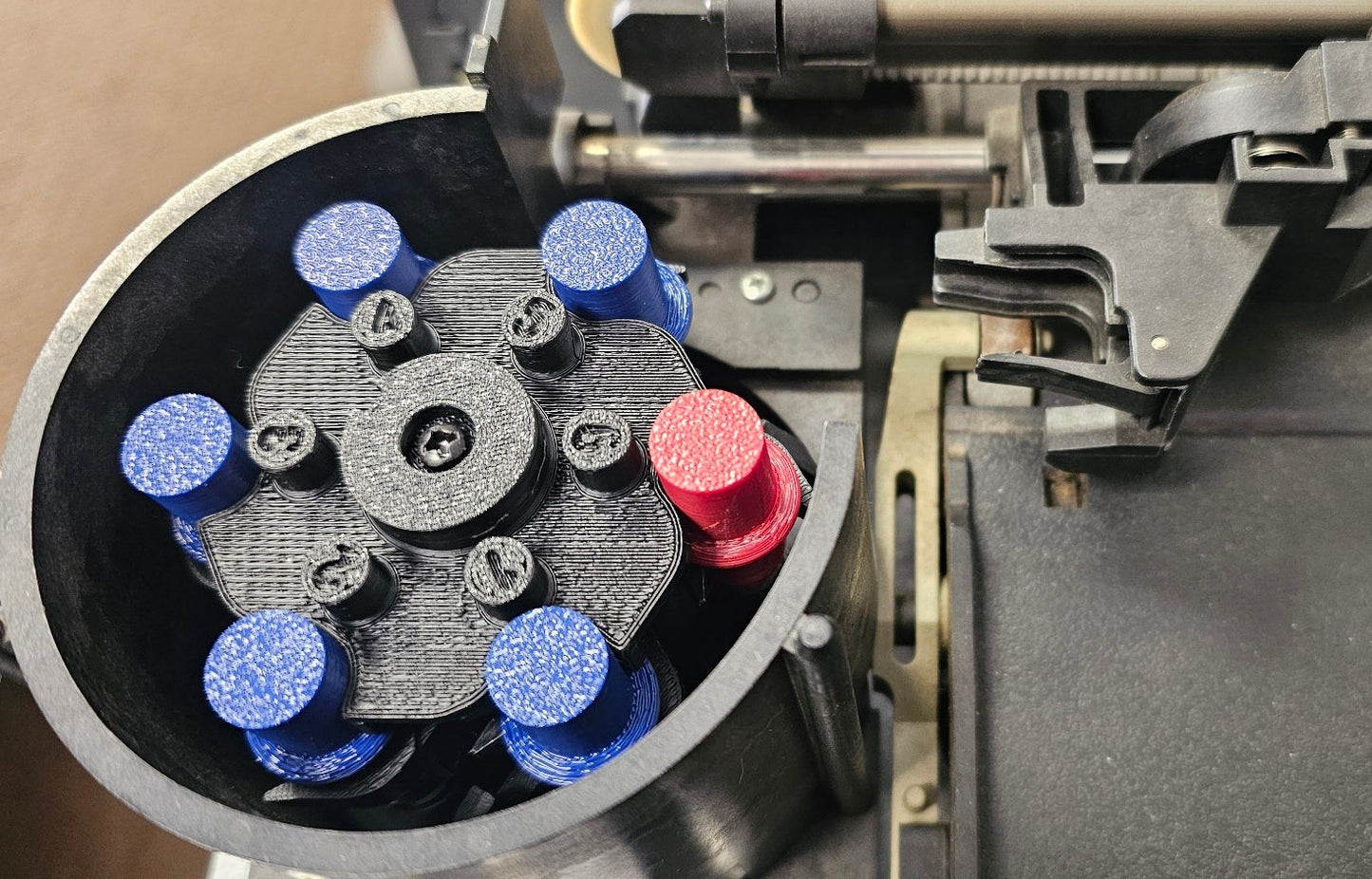 Replacement Pen Carousel Turret Carriage Holder for HP 7475A Plotter