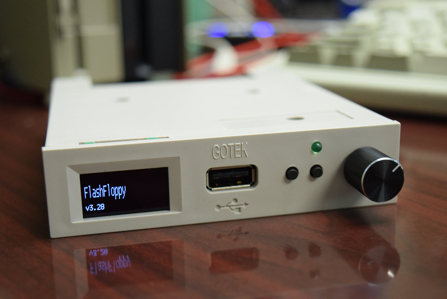 Gotek Floppy Drive Enhanced Emulator 435 MCU w/ Rotary Encoder - OLED Display - FlashFloppy Firmware