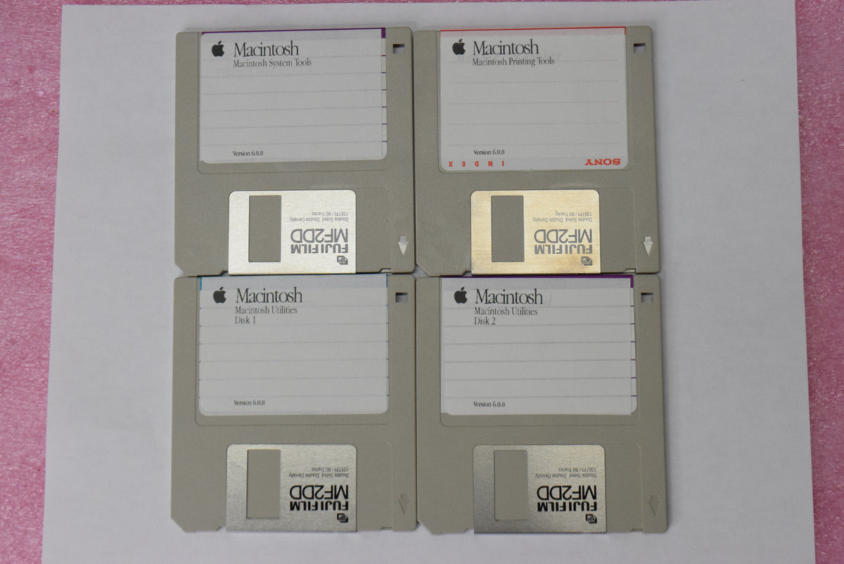 Macintosh System 1-6 Install Startup Boot Floppy Disk Disc Set (Used Media) Pick Your Version