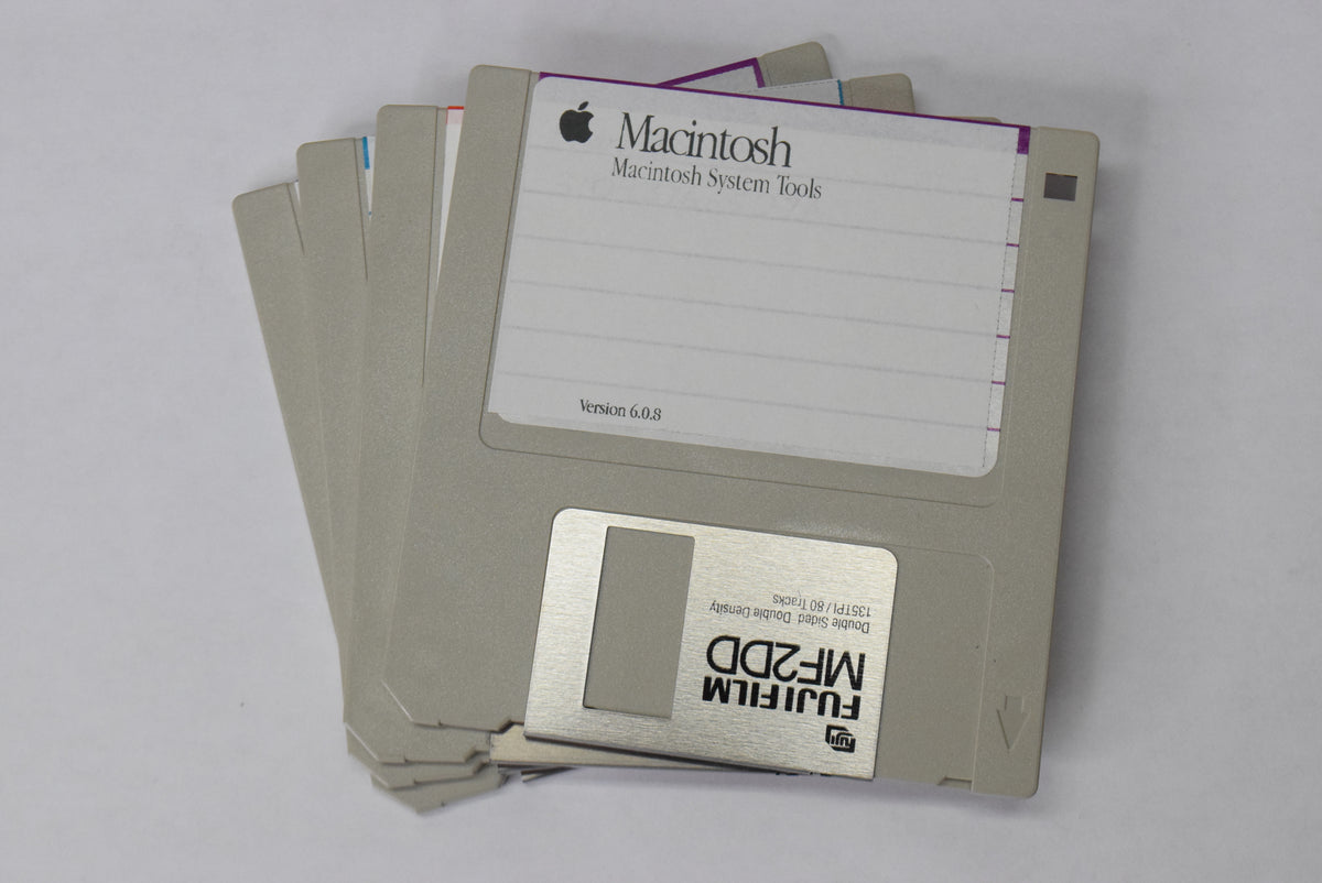 Macintosh System 1-6 Install Startup Boot Floppy Disk Disc Set (Used Media) Pick Your Version