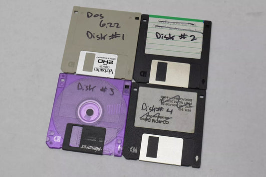 MS-DOS Boot Install Floppy Disk Disc Set 5.0 6.22 (Used Media) Pick Your Version