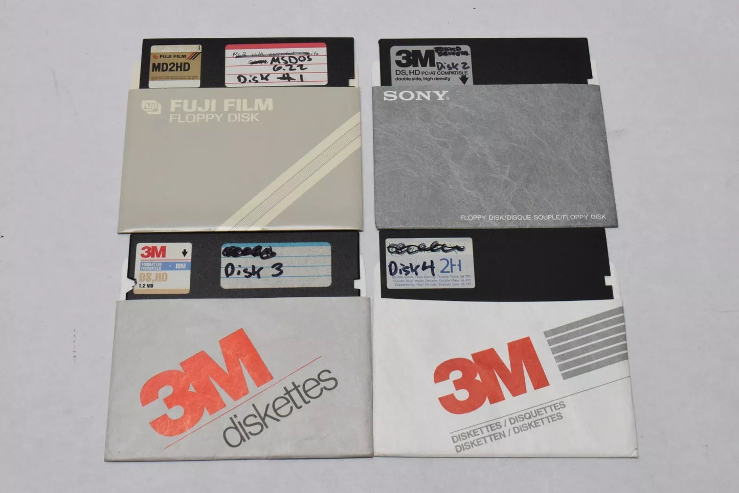 MS-DOS Boot Install Floppy Disk Disc Set 5.0 6.22 (Used Media) Pick Your Version