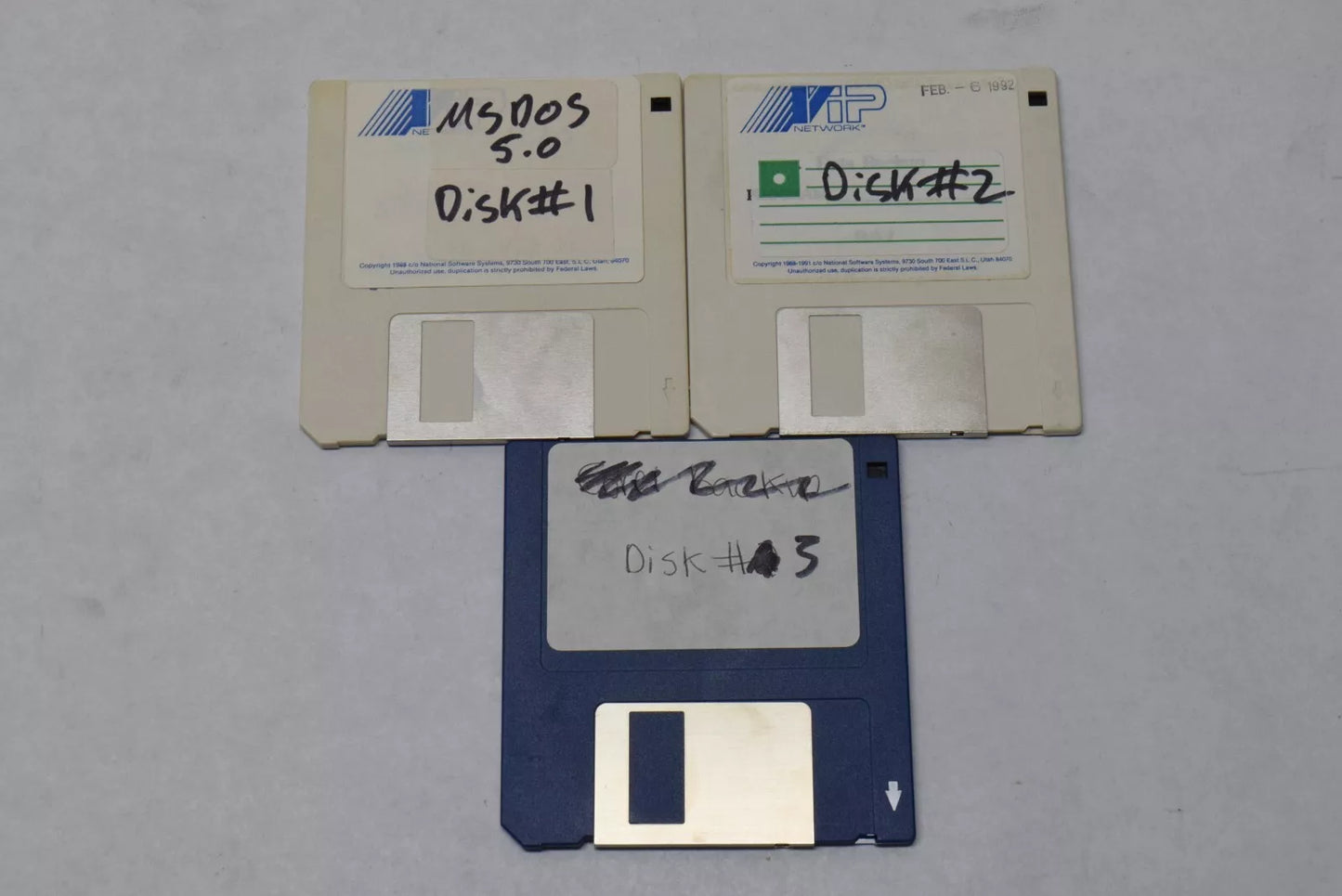 MS-DOS Boot Install Floppy Disk Disc Set 5.0 6.22 (Used Media) Pick Your Version